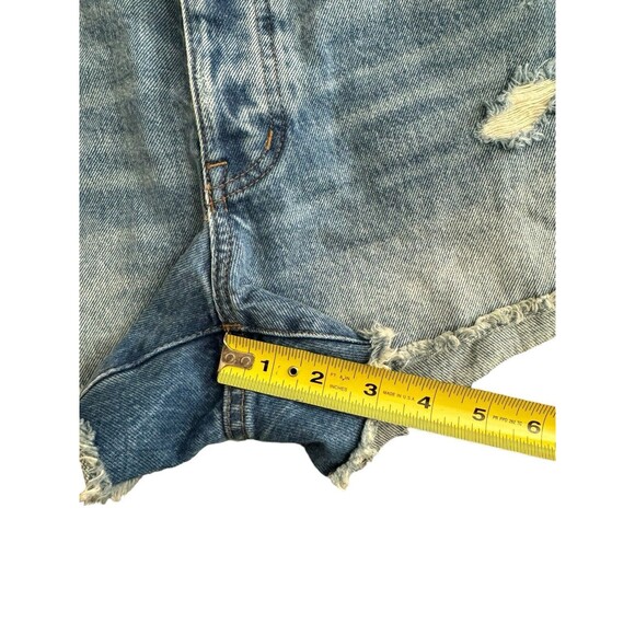 Madewell Relaxed Denim Shorts Women's Size‎ 27 Cutoff 3" Inseam - Picture 4 of 6